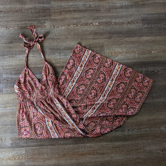 Gianni Bini silk halter maxi dress - Picture 3 of 8